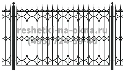 Красота и эстетичность кованых заборов :: odeon-mebel.by