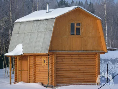 Проект бани с мансардой 6×6, баня с мансардой 6×6 план.