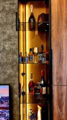 Бар в гостинной | Wine rack, Home decor, Decor