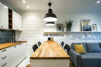 Декоративный кирпич Loft White белый купить в Москве | Цены производителя