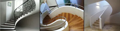 Забежные бетонные лестницы для дома - забежная лестница из бетона -  Monolithic stairs