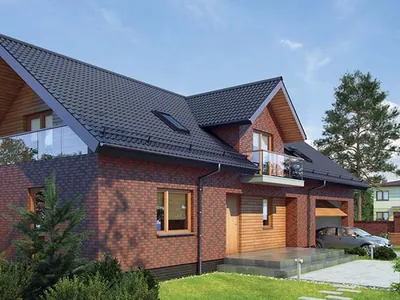 Фасадная плитка Hauberk Кирпич Серо бежевый | Siding Plus