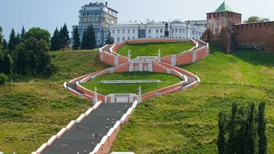 Чкаловская лестница в Нижнем Новгороде