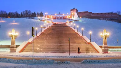 Чкаловская лестница в Нижнем Новгороде: фото, цены, история, отзывы, как  добраться