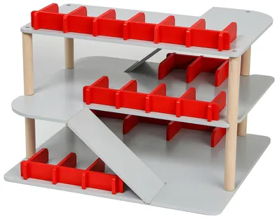 ПОЛНЫЙ КОМПЛЕКТ Именная Парковка для машинок XL, Деревянный гараж - купить  с доставкой по выгодным ценам в интернет-магазине OZON (556773002)