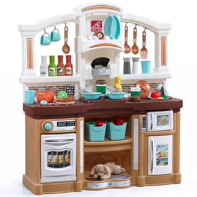 Детская игровая кухня Mini Chef Funky Toys, бежевая, 29 предметов,  45*21,5*62 см FT88358 | ⚡ Бесплатная доставка завтра | AliExpress