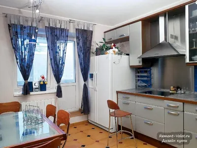 Несколько примеров кухни 9 кв м в панельном доме | Houzz Россия