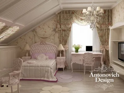 Идеи для дизайна интерьера спальни в мансарде - Luxury Antonovich Design