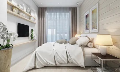 Дизайн комнаты 20 кв м, фото спальни гостиной | Houzz Россия