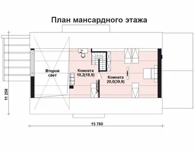 Мансардный этаж с двухскатной крышей (67 фото) » НА ДАЧЕ ФОТО