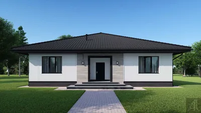 Большой одноэтажный дом 🏠 Проект дома под ключ 400 м²