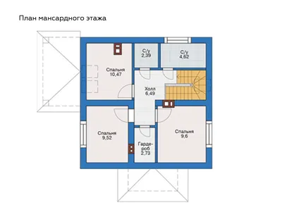 Проект дома 278 м2 из кирпича с цокольным этажом, мансардой и террасой |  DEUTEK - проектирование домов | Дзен