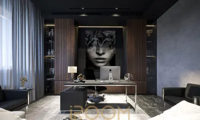 Кабинет в современном стиле КП Борки | Iroom Design