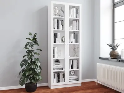 Распашной шкаф Мальм 315 white ИКЕА (IKEA) по цене 25 700 ₽ руб. - купить  от производителя в Москве ADETA