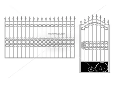 Металлические распашные ворота - заказать в Москве по доступной цене | « Ворота-Профи»