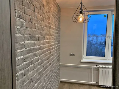 Отделка кухни Loft декоративным кирпичом Монастырский Скала, отзыв  покупателя