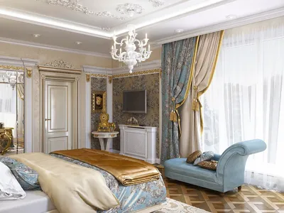 Красивые шторы в спальню - Luxury Antonovich Design