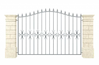 Кованые заборы - купить заборы с ковкой по низким ценам в Москве - Заборкин