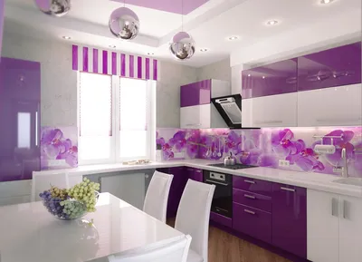 Purple kitchen designs, Purple kitchen walls, Purple kitchen