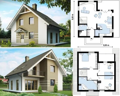 Красивые проекты одноэтажных домов в современном стиле - 34 фото