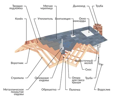 Виды конструкций крыш - особенности и преимущества