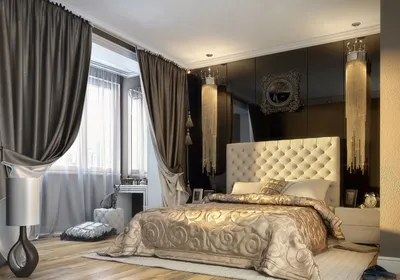 Красивые шторы в спальню - Luxury Antonovich Design