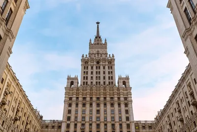 Moscow On Saturdays - Москва. Садовое. Сталинская Высотка у Красных Ворот.