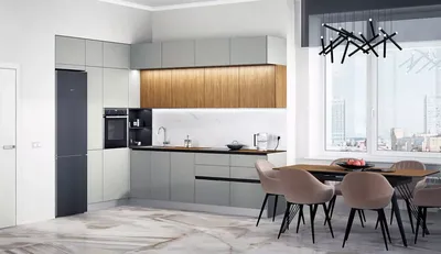 Modern kitchen for a large family 9 m. Kitchen Design Tips. Interior design  - YouTube