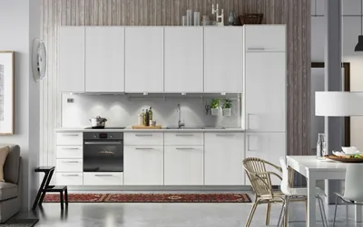 Кухня, белый/Будбин белый 240x60x228 см IKEA METOD МЕТОД 594.169.50 купить  в Минске, цена 294056 рублей - Интернет магазин