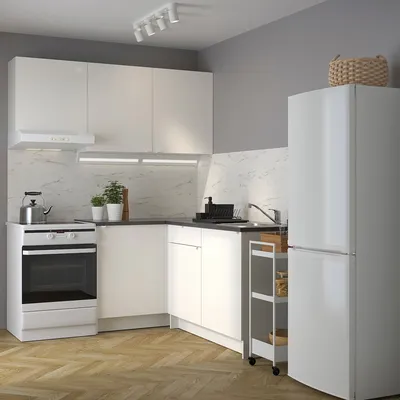 Stylish and Functional IKEA Kitchen in Gray or White