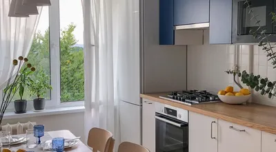 До и после: 4 маленьких изолированных кухни — дизайнерский ремонт | Houzz  Россия