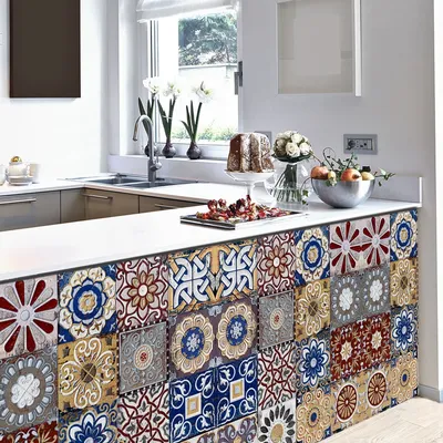 Кухня в марокканском стиле | Blue tile backsplash, Kitchen backsplash  designs, Beautiful backsplash