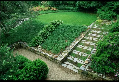 Fantastic Curbside Landscaping Ideas for Landscape Mediterranean design  ideas | Gartengestaltung, Gartentreppe, Bodendecker