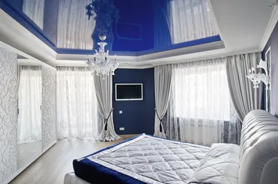 Европейские натяжные потолки в спальню LuxeDesign -Только качество!  +7978-045-90-60