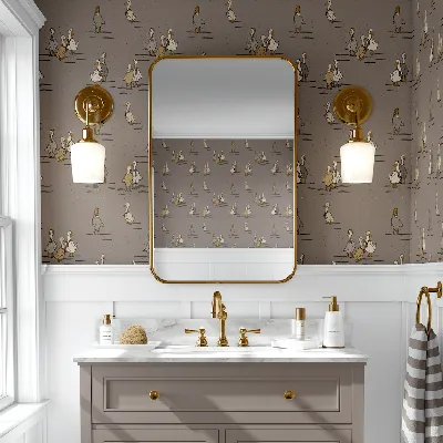 Wallpaper ideas for the all-important cloakroom