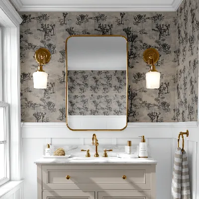 7 Wallpapers That Transform Your Bathroom