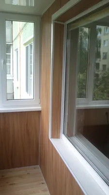 Отделка балкона пластиковыми панелями. Mosgor-balkon.ru