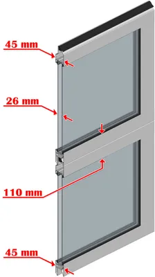 Панорамные секционные ворота Doorhan ISD02, 2800x3500: купить по цене  153743р. в Тюмени. Фото, характеристики, комплектация.