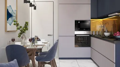 Дизайн кухни 5 кв м с холодильником в хрущевке, фото | Houzz Россия