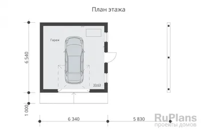 Проект теплого гаража для дачи - 7,4 х 9,6 м - Шведский металлический гараж  на даче – за неделю!