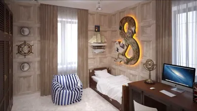 Детская комната для мальчика ЖК Серебряный бор | Iroom Design