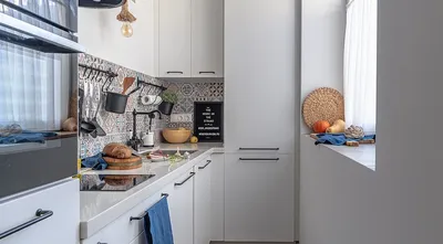 Интерьер кухни 9 кв.м в панельном доме - фото, дизайн, идеи | Феломена |  Kitchen decor, Kitchen remodel small, Kitchen design