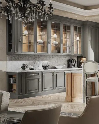 Шикарная кухня Все самые лучшие идеи дизайна интерьера вы... | Classic  kitchen design, House design kitchen, Kitchen design decor