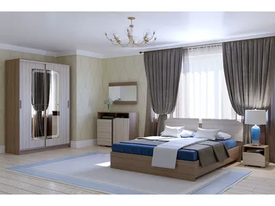 Turin спальня 1 — купить по цене 321 044 ₽ в интернет-магазине мебели  Roomika