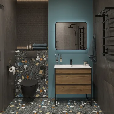 Svetlana Nezus Portfolio: Children's bathroom in a marine style. Детская ванная  комната в морском стиле