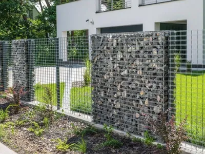 Установка металлических заборов и ворот Gabion – Изготовление продукции  Select