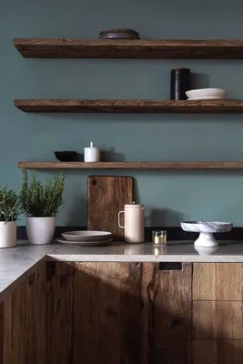 серо-зелёные стены на скандинавской кухне | Kitchen design trends, Rustic  kitchen design, Minimalist kitchen design