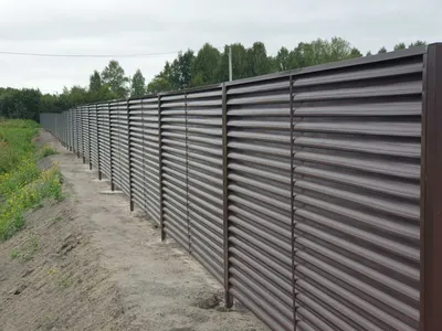 Забор-жалюзи в Москве с установкой под ключ | Жалюзийный забор по доступной  цене