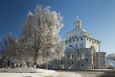 Золотые Ворота Во Владимире Рисунок (58 Фото)